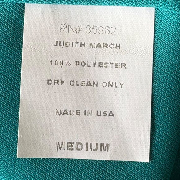 Judith March Green Tassel Mini Dress/Tunic, Short Sleeves Women's Size M - Picture 8 of 8